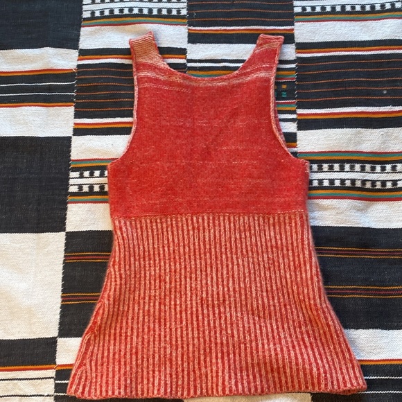 Beautiful Abeille Ligne Knit Tank Top Blouse. V Neck. XS/S. Amazing Colors! - Picture 11 of 12